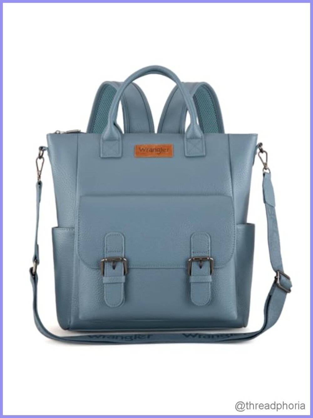 Faux Leather Convertible Backpack Purse Shoulder Handbag Travel Work